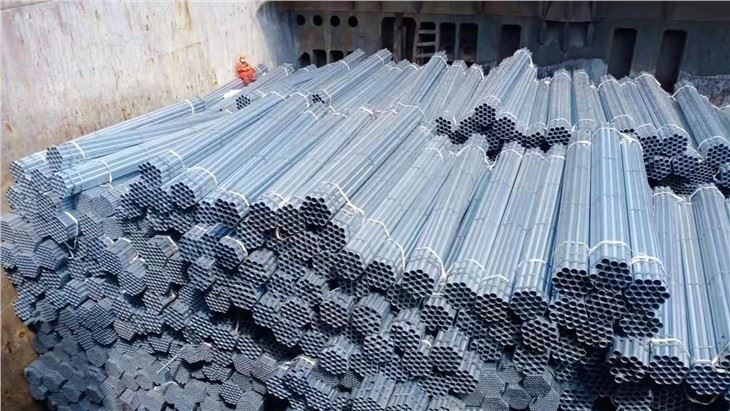 Tubo in acciaio zincato a caldo con rivestimento in zinco da 50 micron