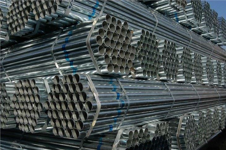 Tubo in acciaio zincato a caldo con tubo in acciaio saldato al carbonio BS1387