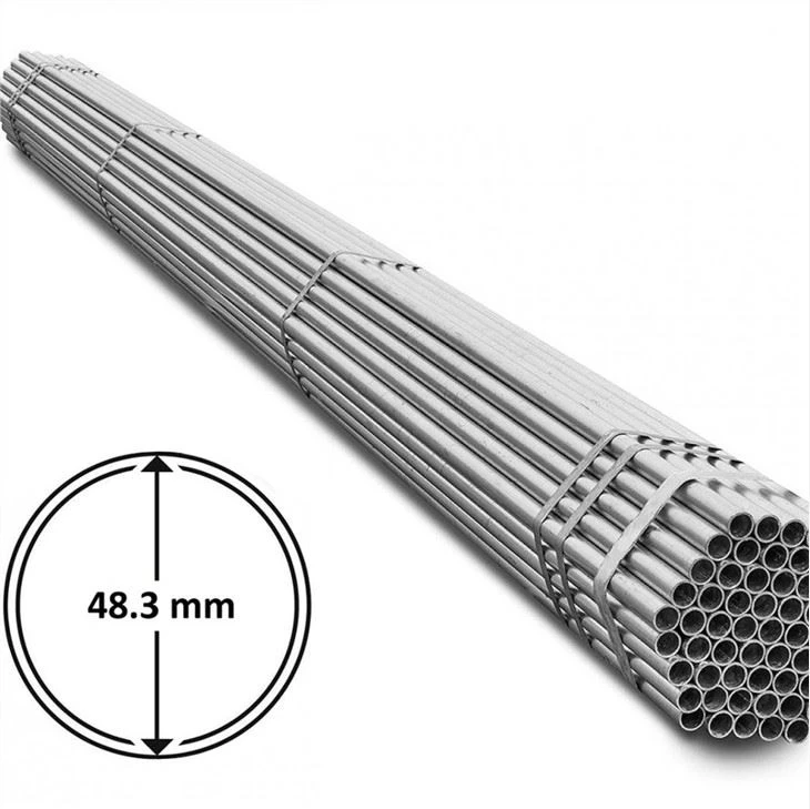 IT39 48 Tubi in acciaio per ponteggi zincati da 0,3 mm