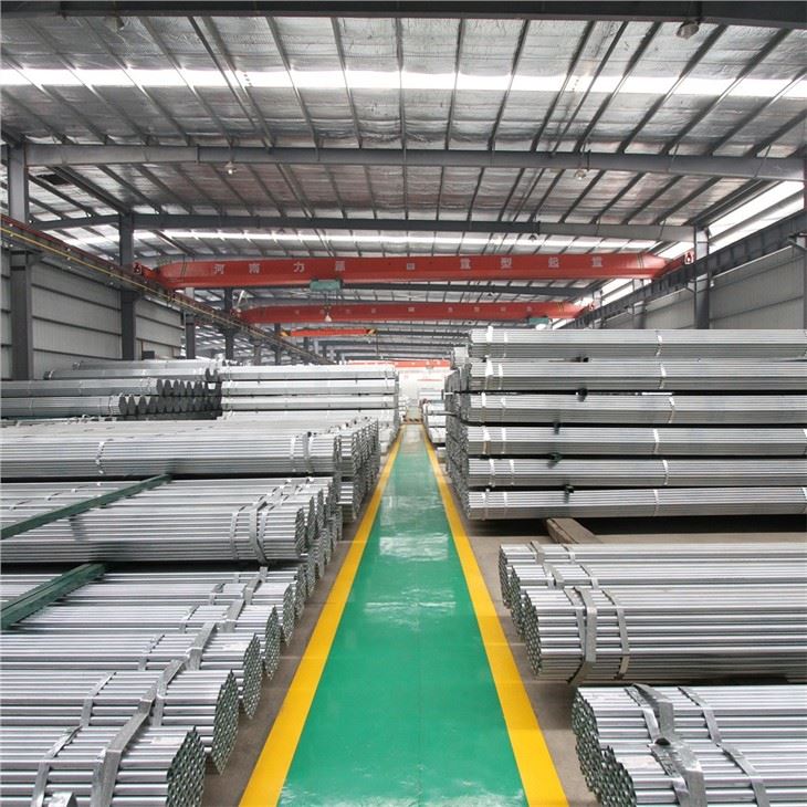 JIS G3444 ha galvanizzato il tubo 48.3*2.4*6000mm della metropolitana dell'armatura di GI
